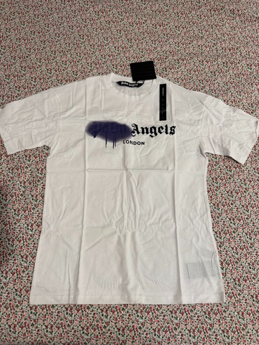 Palm Angels London Logo T-Shirt White Size L